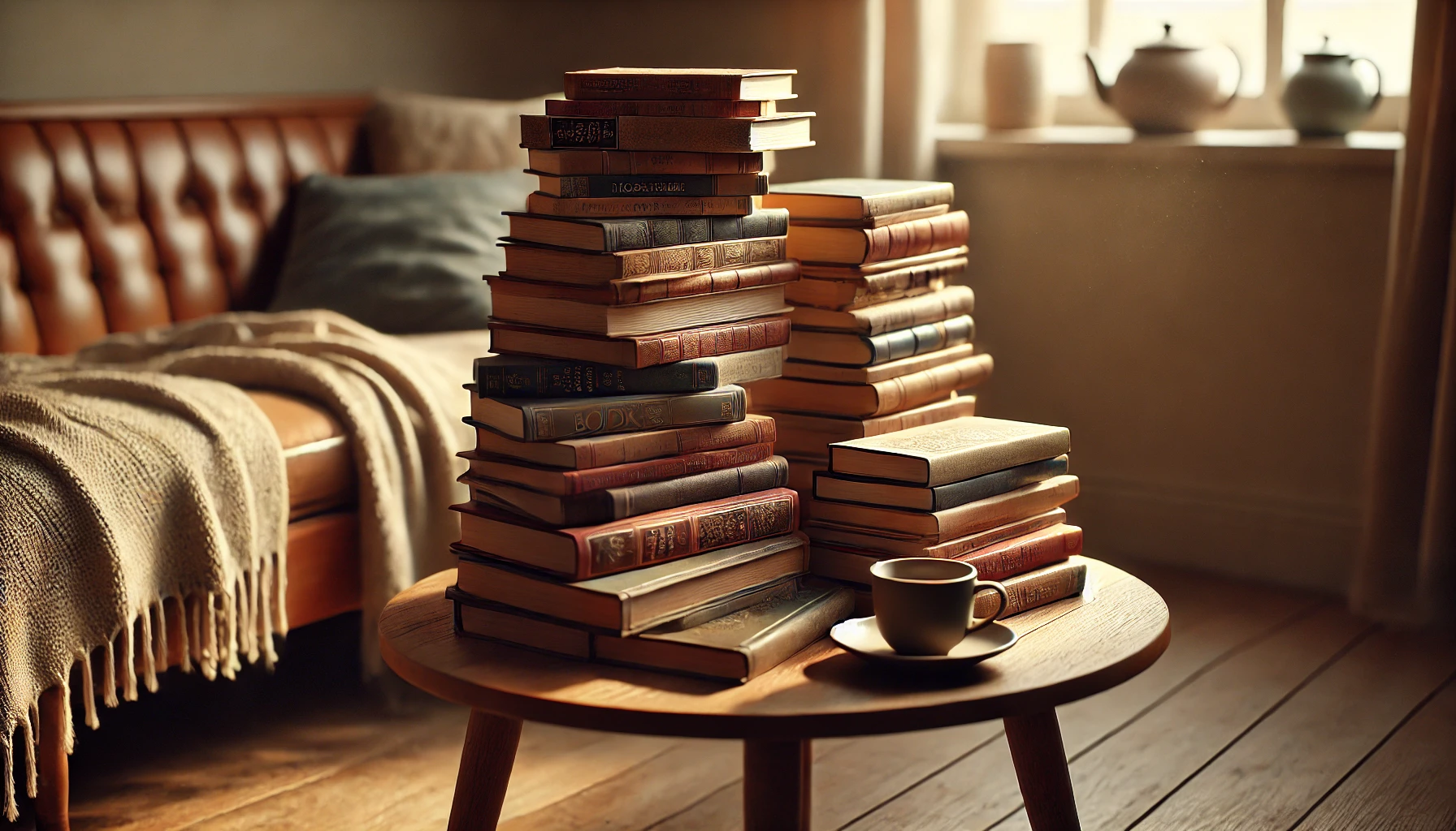 A pile of books
